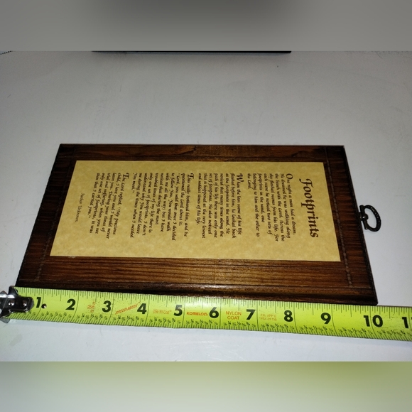 Vtg Holly Hobbie Wood Plaque What The World Needs American Greeting & Footprints - Picture 13 of 16